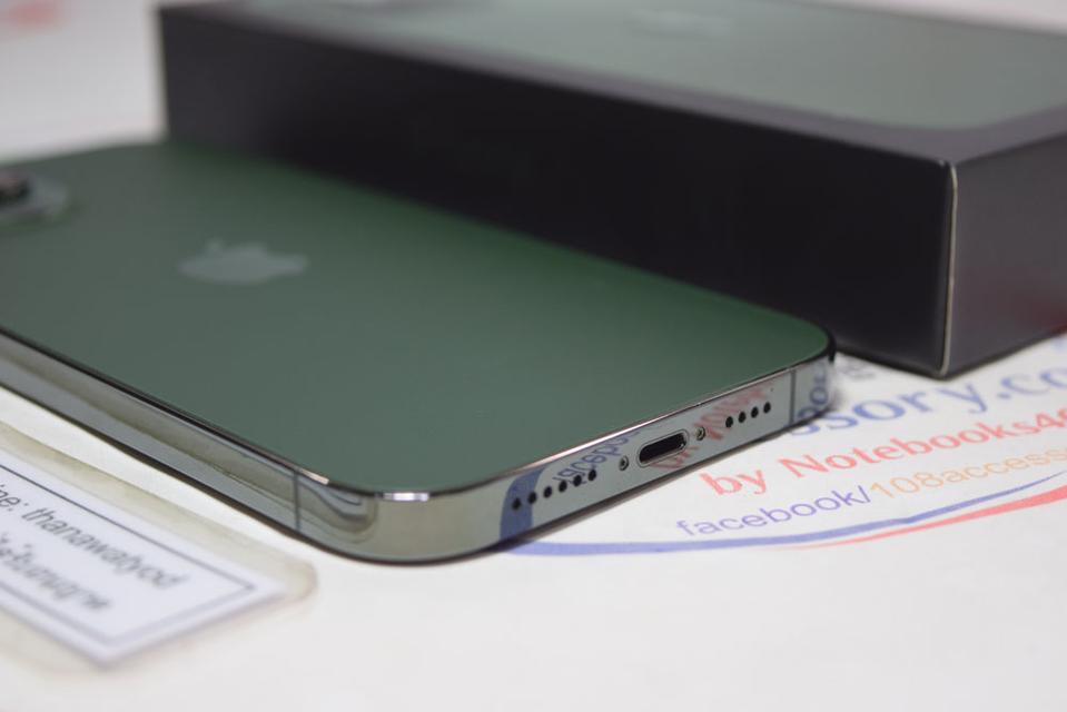 รูป ขาย iPhone 13 Pro Max 256GB Alpine Green ศูนย์ไทย เครื่องเดิมๆ สภาพ 99% ครบกล่อง 6