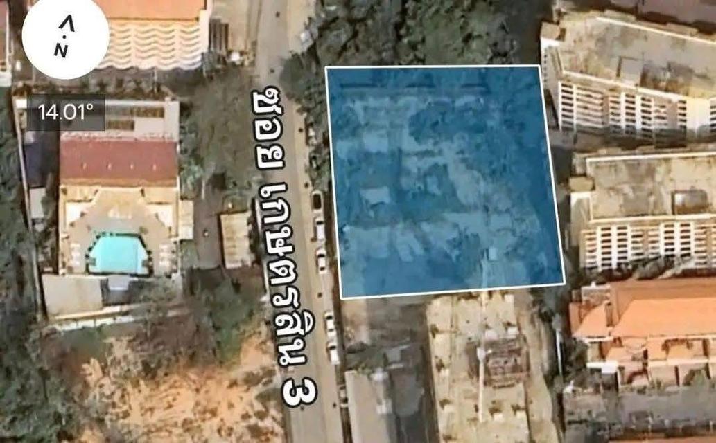 ขายที่ดินพระตำหนักเกษตรสิน พัทยา ติดเส้นหลักราชวรุณ 5