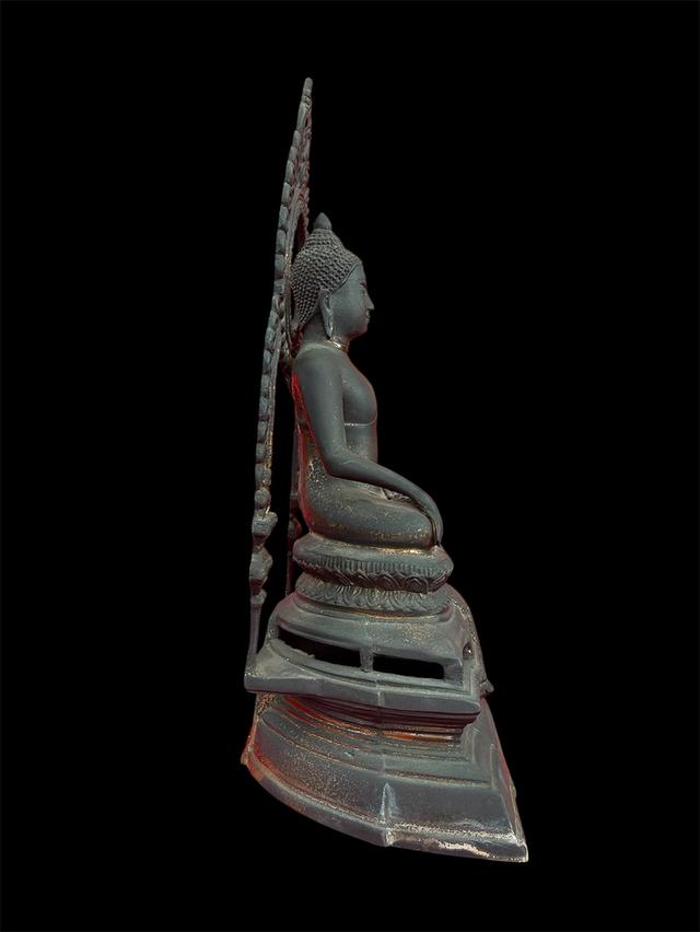 พระพุทธชัยวัฒน์ พระพุทธรูปบูชา หน้าตัก5นิ้ว เนื้อทองเหลือง วัดสุทัศน์ กทม ปี2530 รูปที่ 7