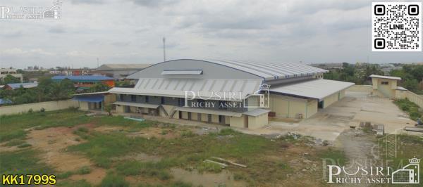 ขายโรงงาน เนื้อที่ 7 ไร่ 1 งานเศษ บางกระดี่ 16 มีครบแบบ 3 in 1 โรงงานสูง 11 เมตร สำนักงาน 2 ชั้น บ้านพักคนงานสูง พร้อมใบ รง.4 - KK001799s 7