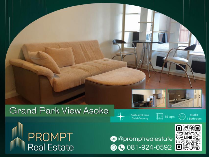 PROMPT *Rent* Grand Park View Asoke - (Sukhumvit) - Price 17000 - 35 sqm 1