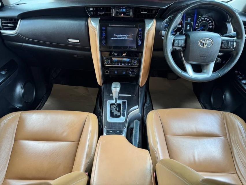 รถTOYOTA FORTUNER ตัวV 4WD  เครื่อง2.8 cc  เกียร์ AUTO ปี2018 (หมายเหตุ:คันนี้ขายไม่รับประกันเลขไมล์คคะ์} 12