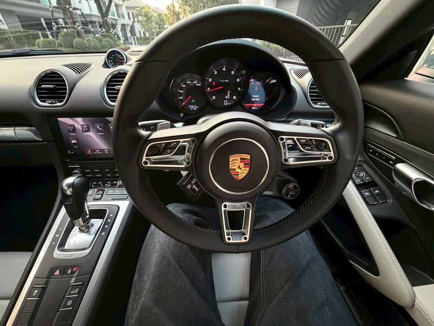 Porsche Cayman 718 สีเทา 2017 รถศูนย์ AAS มี Warranty 30/12/2569 รูปที่ 14