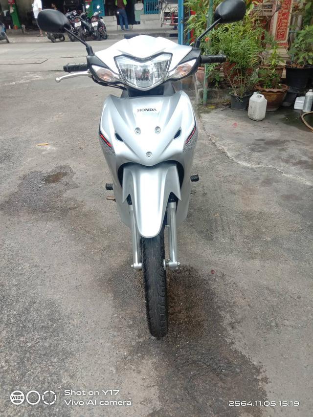 Honda Wave110i  2021 สีเทา ไมล์ดิจิตอล 1