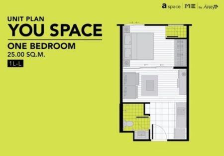 ขาย คอนโด A SPACE ME รัตนาธิเบศร์ 25 ตรม ถูก ใหม่ ดี 4