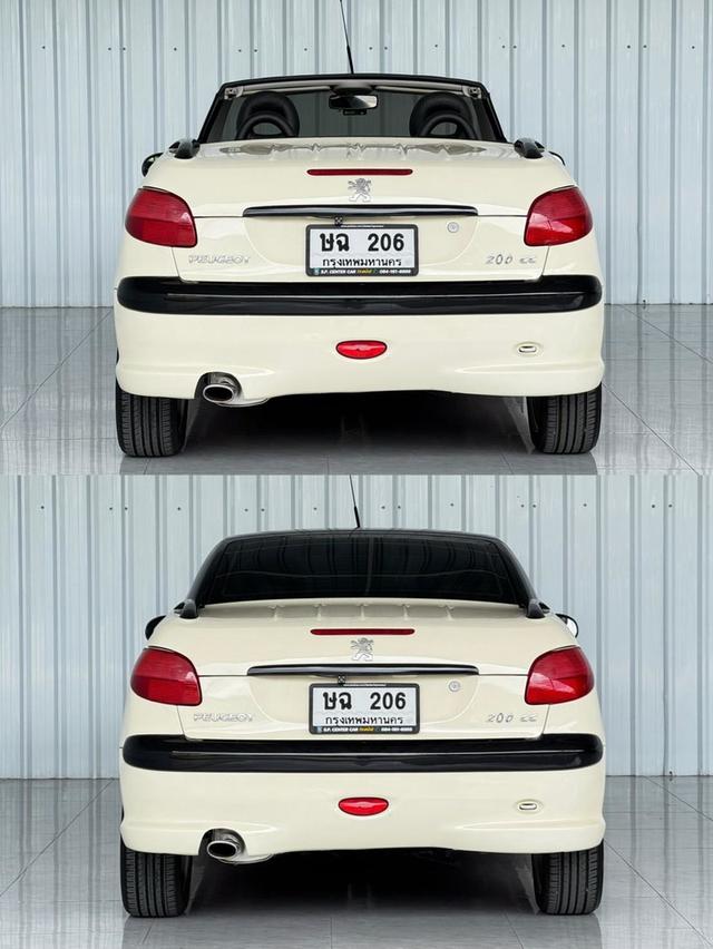 รถบ้าน ขายสด 🏠ปี 2003 PEUGEOT 206 A 2.0CC A/T CONVERTIBLE CAR รูปย่อยที่ 4