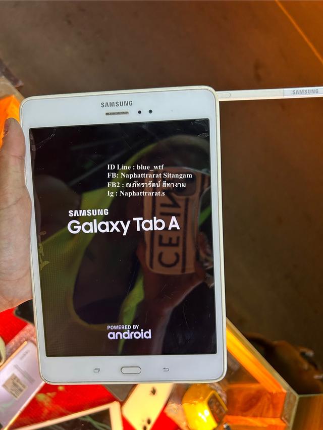 Samsung Tab A 8.0 With Spen จอ8นิ้วรองรับ4G ใส่ซิมโทรได้ ปากกาในตัว ใช้งานปกติ