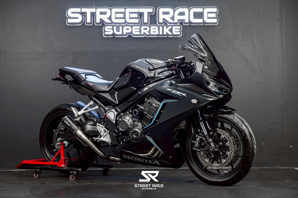 HONDA CBR650R 2023 สีดำ ไมล์น้อยเพียง 3500 km.