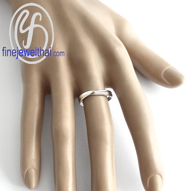 Finejewelthai แหวนเกลี้ยง แหวนเงินแท้925 R138800