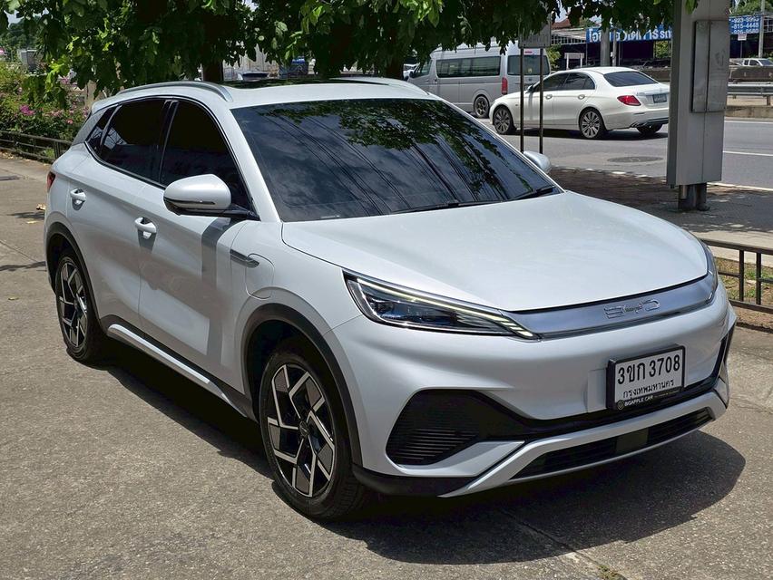 รหัสรถ BAC3708 BYD  Atto 3 Premium Top (CBU) ปี 2023 สีขาว Frost White 