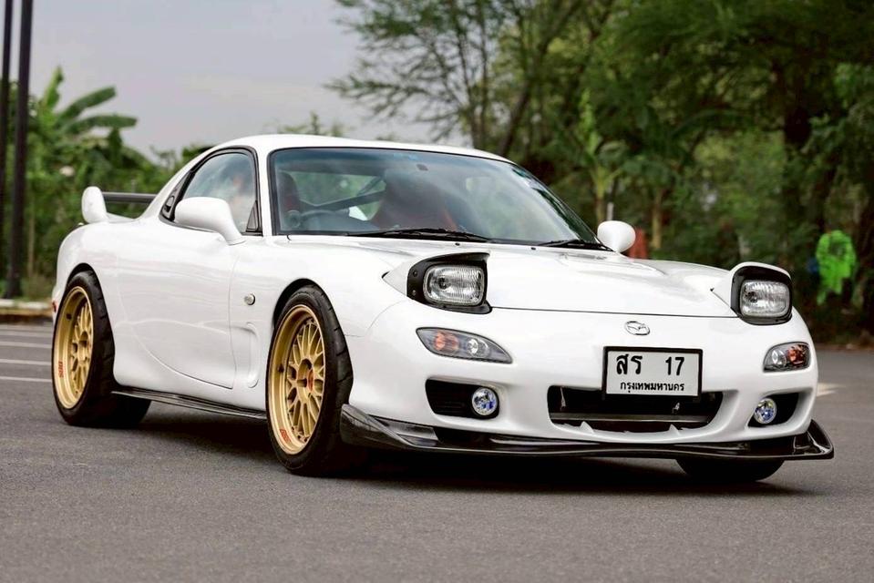 รหัสรถ PR17 Mazda Rx7 ตัวรถปี 1994 จดทะเบียนปี 2011 ตัวรถสีขาวแท้ตัวถังสวย Restore 