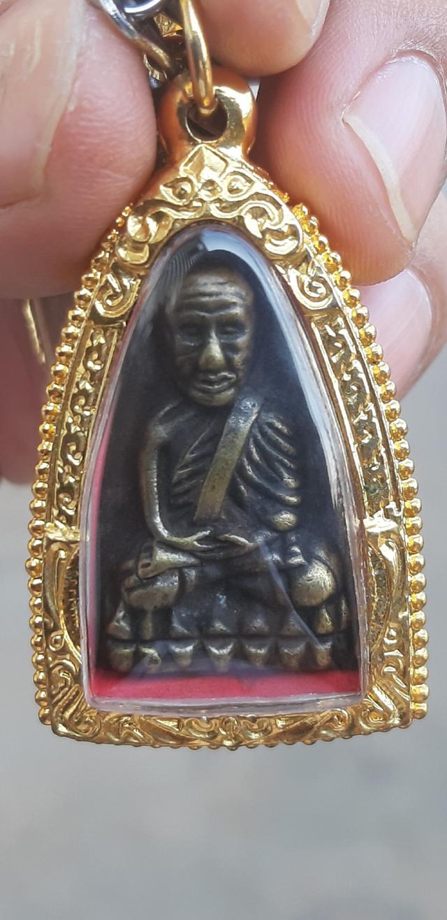 หลวงปู่ทวด หลังเตารีด พิมพ์ใหญ่A เนื้อโลหะผสม(ทองผสม) ปี 2505