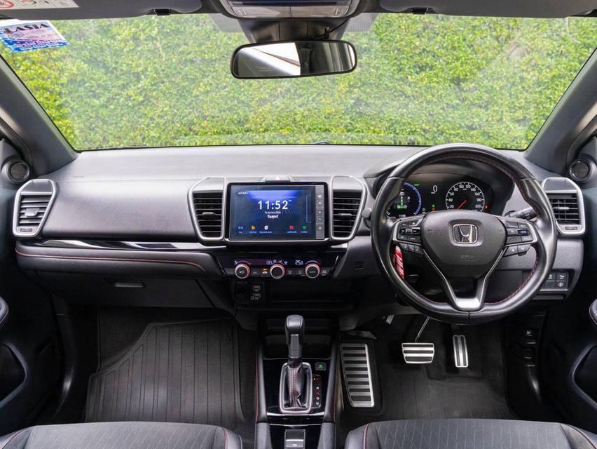 Honda City 1.5 eHEV RS Sedan ปี 2021 รับประกันเครื่องเกียร์หลังการขาย 3ปี 30000 KM. รูปที่ 9