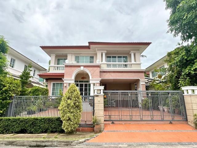 ให้เช่าบ้านเดี่ยว 2 ชั้น 94 ตรว. 4 ห้องนอน หมู่บ้าน นันทวัน สวนหลวง ร.9 ซอยเฉลิมพระเกียรติ 62 เฟอร์พร้อมเข้าอยู่ ใกล้สวน 1