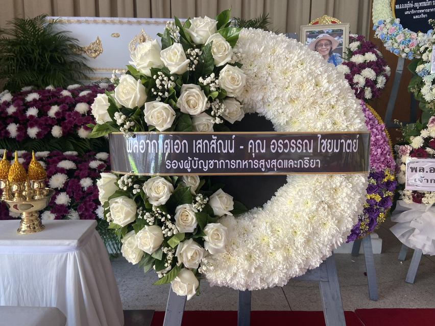 พวงหรีดปทุมธานี สั่งด่วนถึงศาลาวัด ติดต่อ LINE ID: @stw8 รูปที่ 18