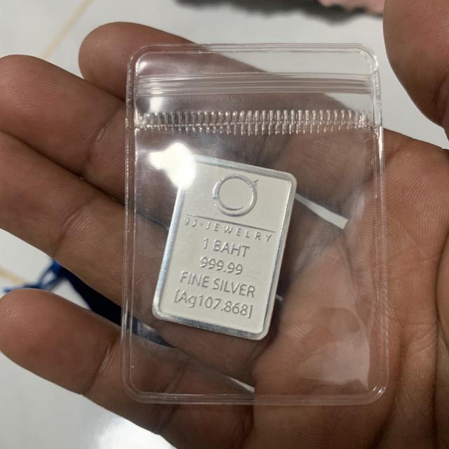 เงินแท่งแท้ 99.99% ขนาด 1 บาท รูปที่ 4