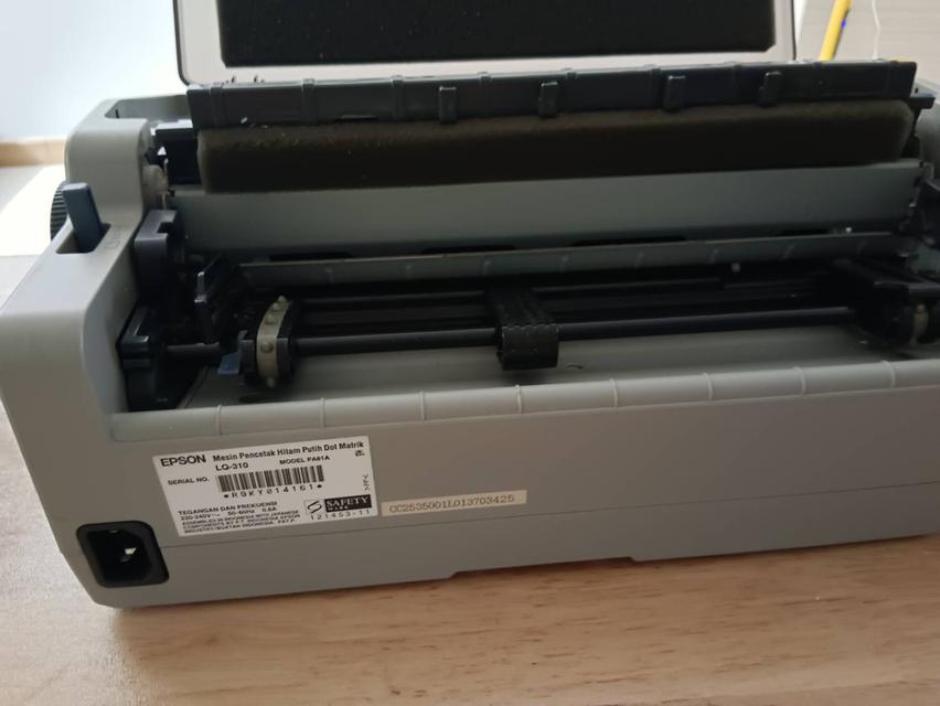 เครื่องพิมพ์ Epson LQ310 สภาพดีมาก พิมพ์ชัดเจน  พร้อมแถมหมึกพิมพ์ใหม่1กล่อง และหมึกพิมพ์ที่อยู่ในเครื่อง (เพิ่งเปลี่ยนไป) 6