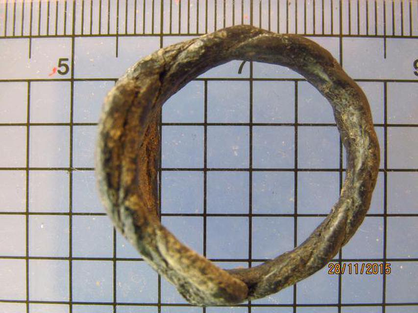 รูป 2851 แหวนพิรอดปิดทองเก่ายุคแรกหลวงพ่อไห วัดบางทะลุ อ.หาดเจ้า จ.เพชรบุรี 2