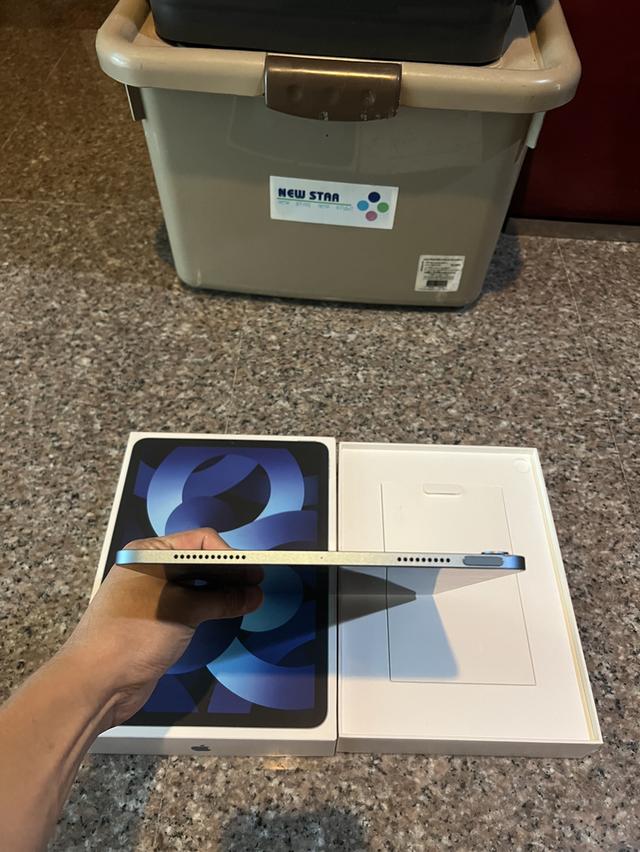 ขายiPadAir5 M1 สีBlue64กิ๊กสูนTrueมีกล่องสภาพสวยๆใล้งานดีถูผๆ รูปที่ 3