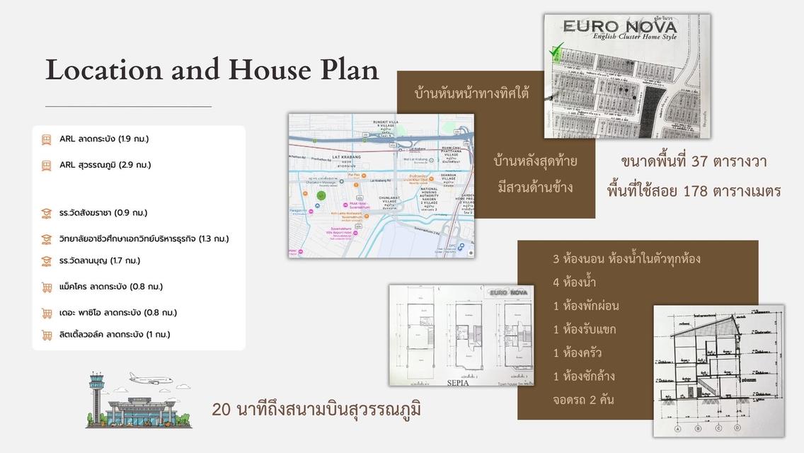 บ้านทาวน์เฮ้าส์ หลังมุม 2
