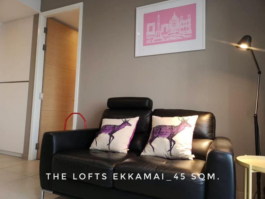 ให้เช่า คอนโด 1 ห้องนอน วิวสวย ห้องสวย The Lofts เอกมัย (เดอะ ลอฟท์ เอกมัย) 45 ตรม. ใกล้BTS เอกมัย ทองหล่อ พร้อมพงศ์ 4