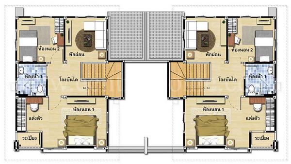 บ้านแฝด ธนาฮาบิแทต ราชพฤกษ์ - สิรินธร สภาพดี แปลงใหญ่ มีพื้นที่ด้านหลัง 19