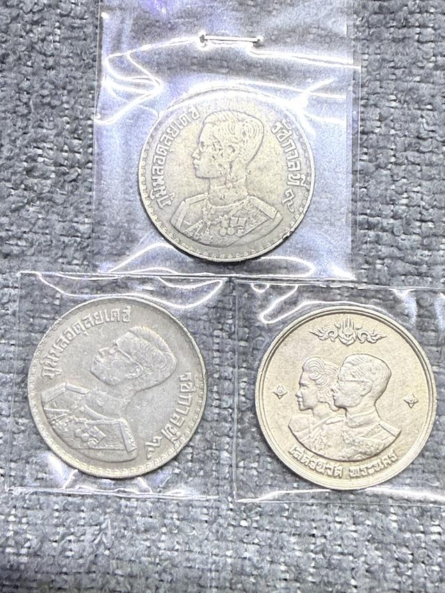เหรียญ 1 บาท ทั้งหมด 3 เหรียญ 70 บาท + ค่าจัดส่งลงทะเบียน 30.- รูปที่ 2