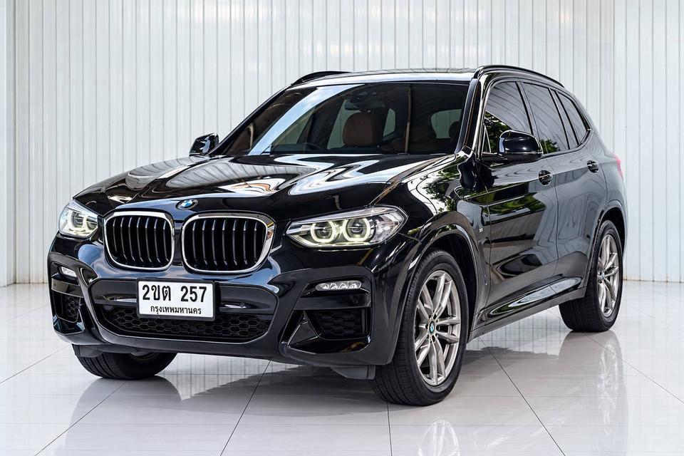 BMW X3, 2.0 xDrive20d M Sport ปี 2021 สีดำ โฉม G01 ปี17-25