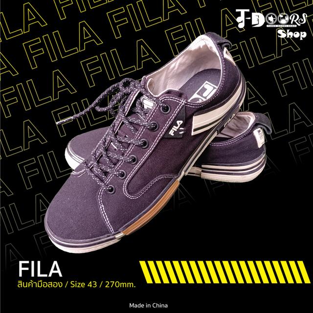 FILA ผ้าใบมือสอง สภาพงามหยด 90% จัดส่งฟรี!!! 1