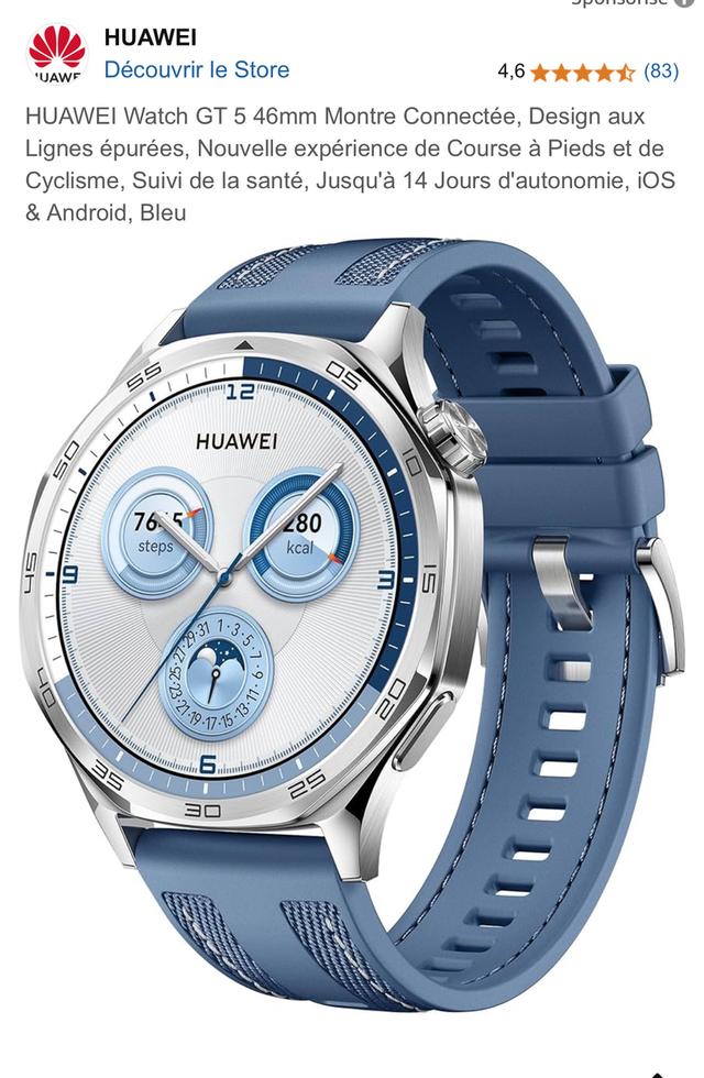 Huawei GT 5 สายสีน้ำเงิน