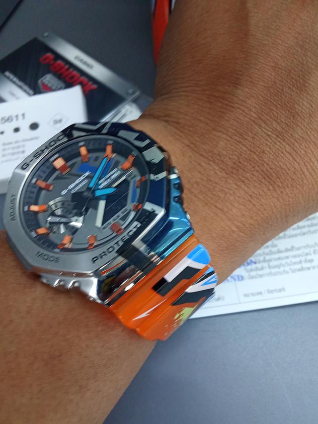 G-Shock นาฬิกาข้อมือ แท้ รุ่น GM 2100ss 1ADR พร้อมใบรับประกัน คู่มือ กล่อง รูปที่ 5