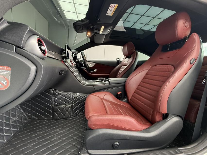 2021 BENZ C-CLASS, C200 COUPE AMG DYNAMICโฉม W205 ปี14-23 สีขาว เกียร์ออโต้ รูปที่ 5
