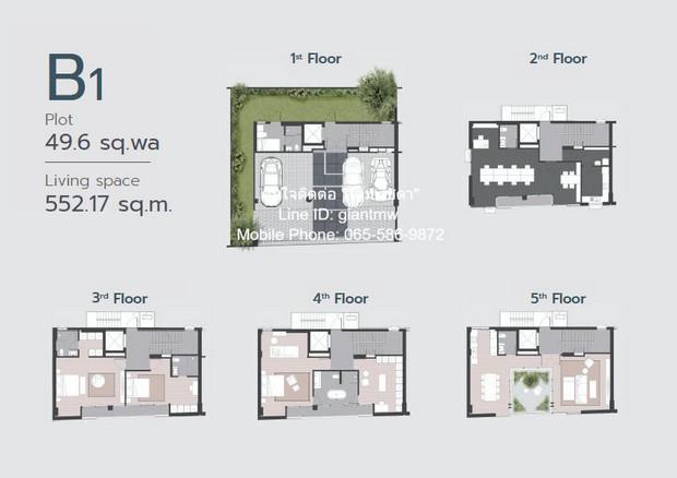 ขายบ้านใจกลางเมืองดีไซน์โดดเด่น 5 ชั้น ปราณ พัฒนาการ 49.60 ตร.ว. 3 ห้องนอนพร้อมห้องน้ำส่วนตัว 4 จอดรถ ราคา 46.9 ล้านบาท 3