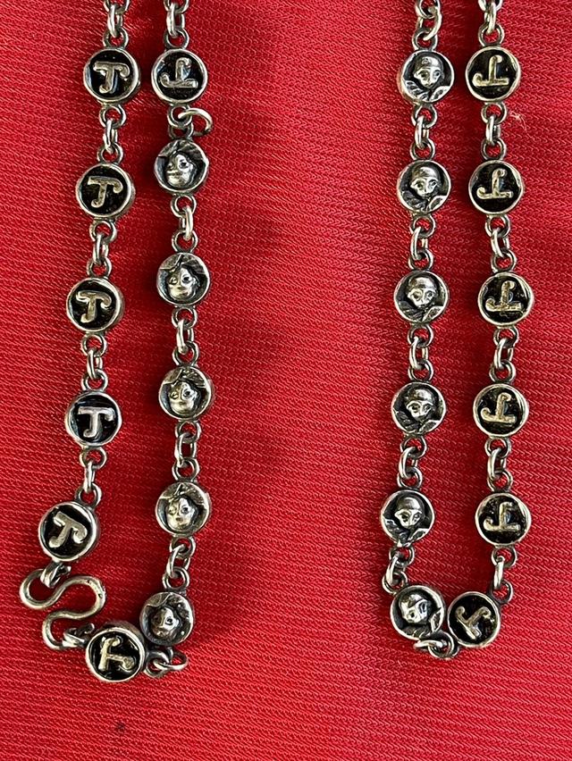 สร้อยนะโม หลวงพ่อท่านคล้าย สร้อยนะโมถมเงิน ปี2508 ยุคแรก 6