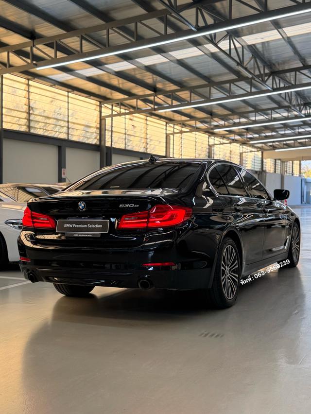 2018 BMW 530e Highline g30 (รถมือเดียว ไมล์แท้ สภาพนางฟ้า ปรับสภาพให้พร้อมส่งมอบ) รูปที่ 3