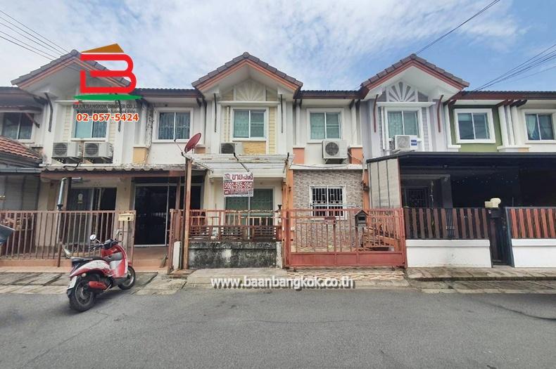 ทาวน์เฮาส์ หมู่บ้าน พฤกษาวิลล์ 6 ซอยพระยาสุเรนทร์ 23 เนื้อที่ 18 ตรว. ถนนรามอินทรา แขวงบางชัน เขตคลองสามวา กรุงเทพมหานคร 1