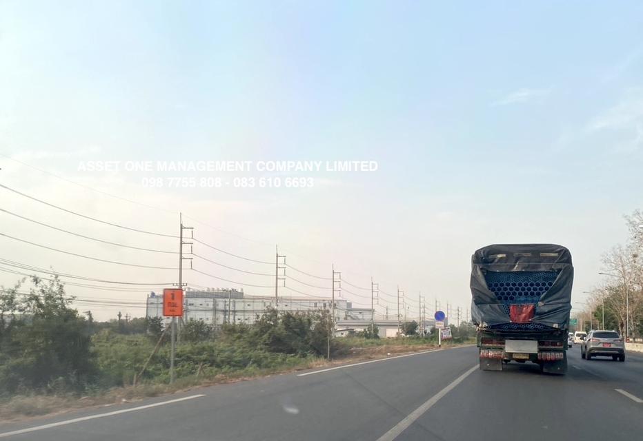 ขายไร่ละ 1,250,000 บาท ที่ดิน 10 ไร่ ติดถนนสายเอเชีย พรหมบุรี สิงห์บุรี 098 7755 808 3