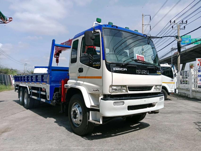 ISUZU FVM 230 แรง ปี 2551 ติดเครน 3.7 ตัน 3 ปลอก