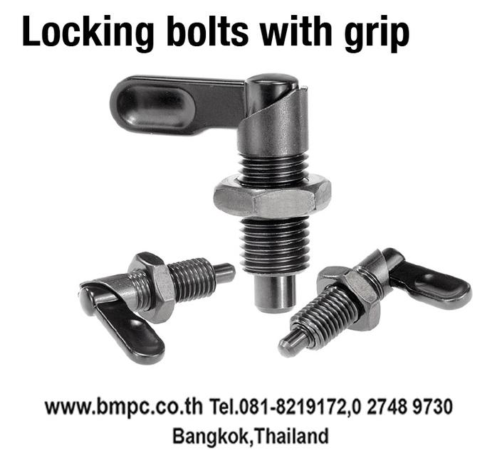 Locking bolt standard pitch, Index plunger, Plunger with pin, สลักล๊อกตำแหน่ง