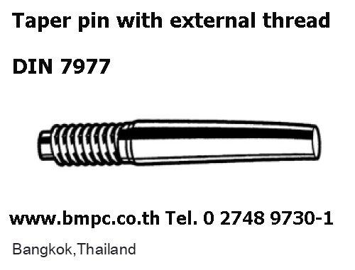 Parallel pin, pin with thread, สลักแบบมีเกลียวใน, Parallel with female thread 3
