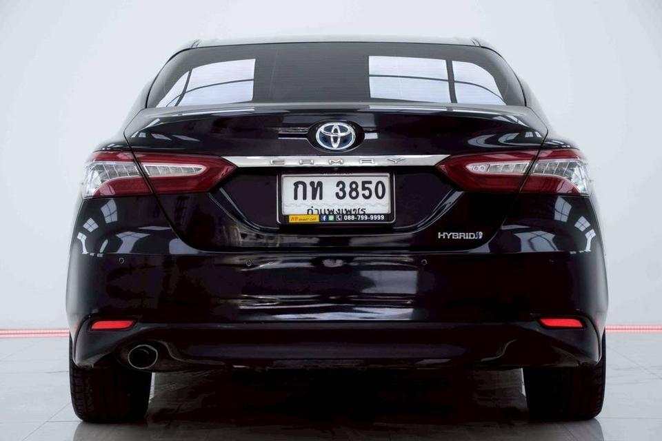 TOYOTA CAMRY 2.5 HV PREMIUM AT 2019สีดำล้อดำ ทรงหล่อ ไมล์ 229,000 มือเดียว รูปย่อยที่ 4