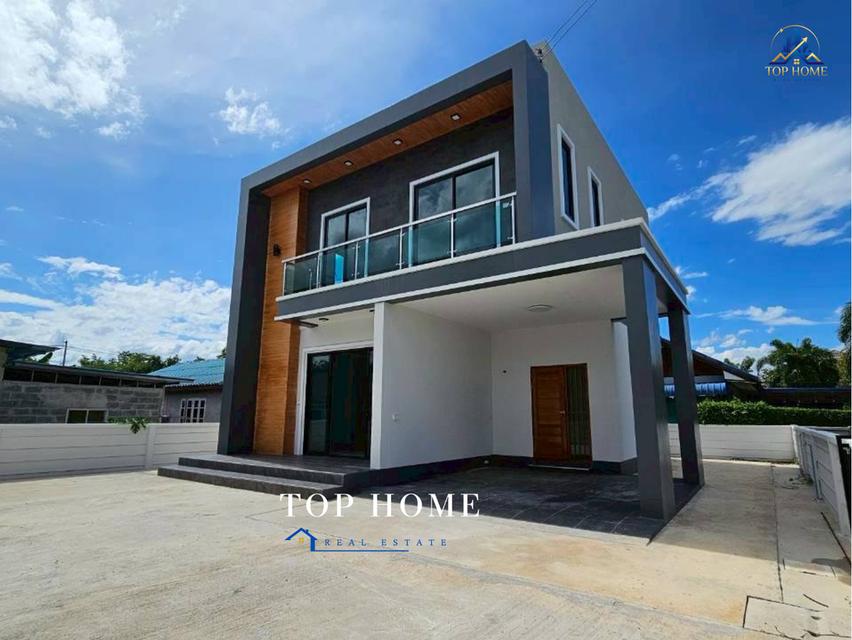 ขายด่วน! บ้านเดี่ยว 2 ชั้น มือหนึ่ง สไตล์ Modern Luxury หลังริมใน บรรยากาศเงียบสงบ เป็นส่วนตัว ทำเลดี หลังโลตัสชุมแพ จ.ขอนแก่น ✨ 2