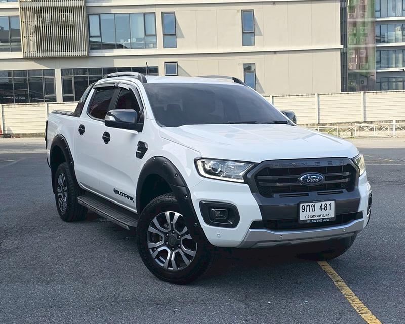 FORD RANGER Double cab Wildtrak 2.0L Bi-Turbo 4x2 10AT สีขาว ปี 2019 6