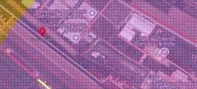 ขายที่ดินแปลงสวย ขนาด 6 ไร่ เขต EEC ฉะเชิงเทรา รูปแปลงสี่เหลี่ยม ผังสีม่วงจุดขาว สร้างโรงงานได้ 1