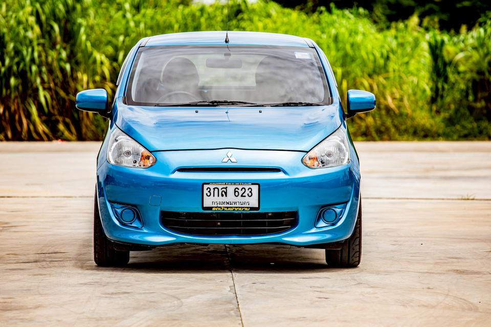 Mitsubishi Mirage 1.2 GL ปี 2013 เกียร์ธรรมดา สีฟ้า