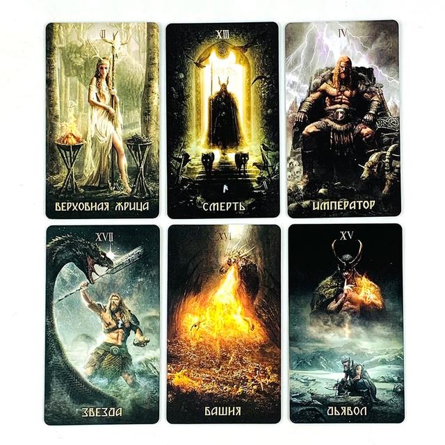 ðĨNew Russian Version Tarot Cards | Family Gathering & Mysterious Divination Board Game â Perfect Halloween & Christmas Gift