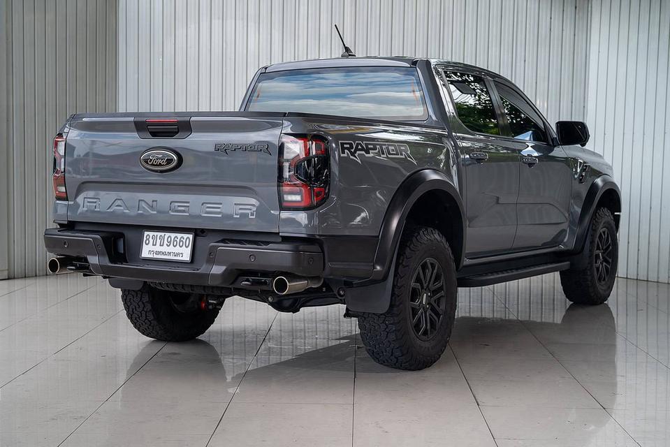 FORD RANGER, 3.0 RAPTOR ECO BOOST 4WD ปี 2022 จด 2025 สีเทาโฉม DOUBLE CAB รูปที่ 6