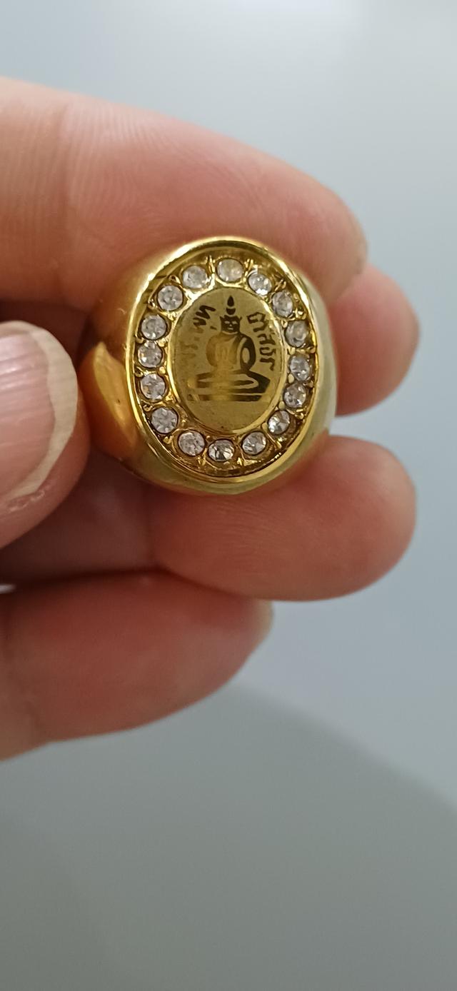 แหลวนหลวงพ่อโสธร ล้อมเพชร ทอง 14K ปลุกเสกวัดโสธร รูปที่ 4