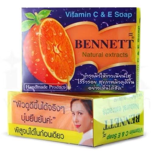 (1โหล) ราคาส่ง สบู่เบนเนทBennett เบนเนท สบู่เบนเนทส้ม C&E จากธรรมชาติ 130กรัม 12ก้อน รูปย่อยที่ 2