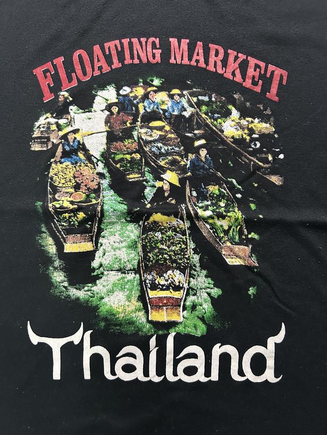 [Vtg. Thai Souvenir] เสื้อตลาดน้ำ Floating Market - ป้าย SUCCESS 2000 (สภาพเซอร์) รูปที่ 4